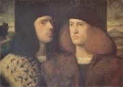 Portrait of Two Young Men (mk05) Giovanni Cariani